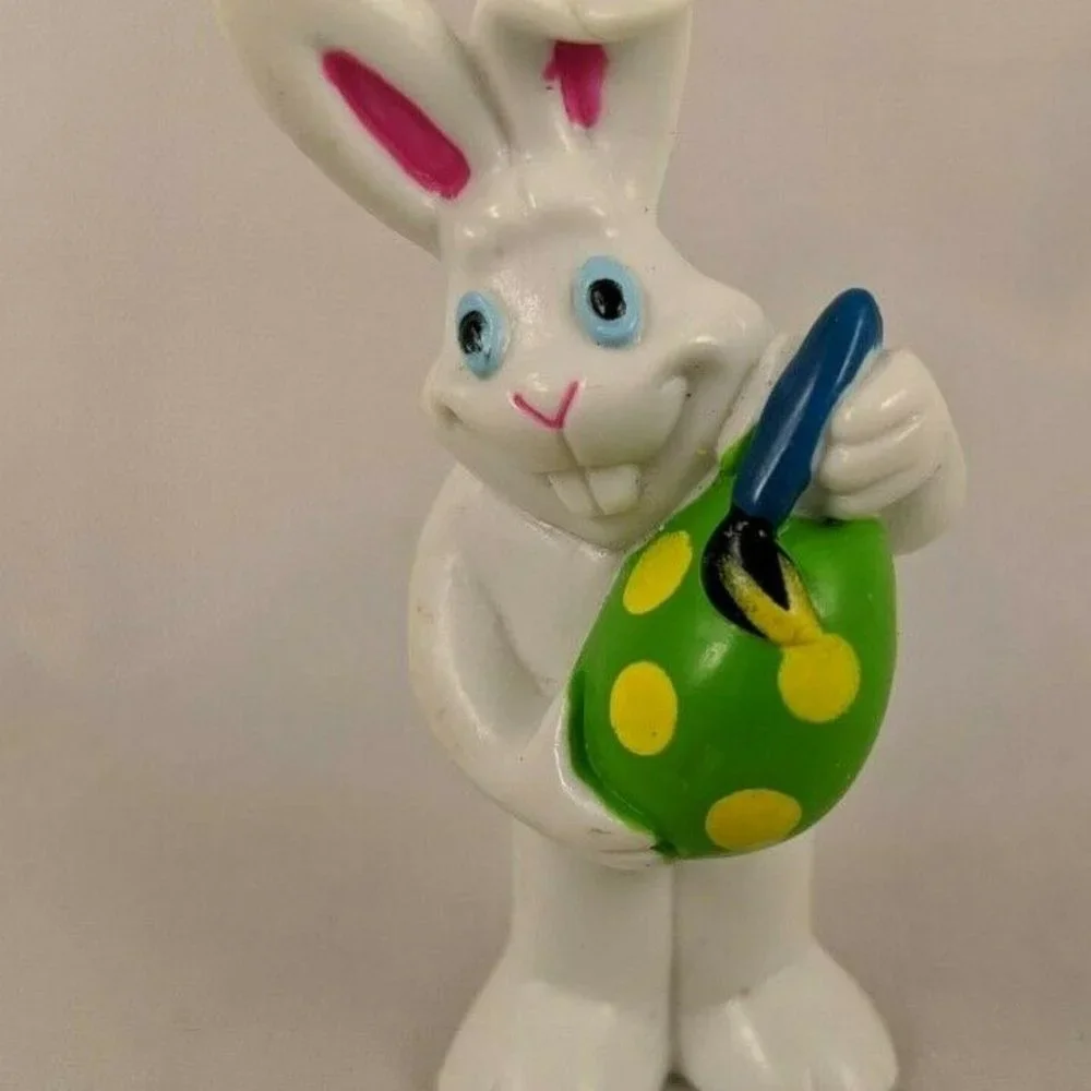 VTG Pair of Topps Easter Bunny Rabbit Figures